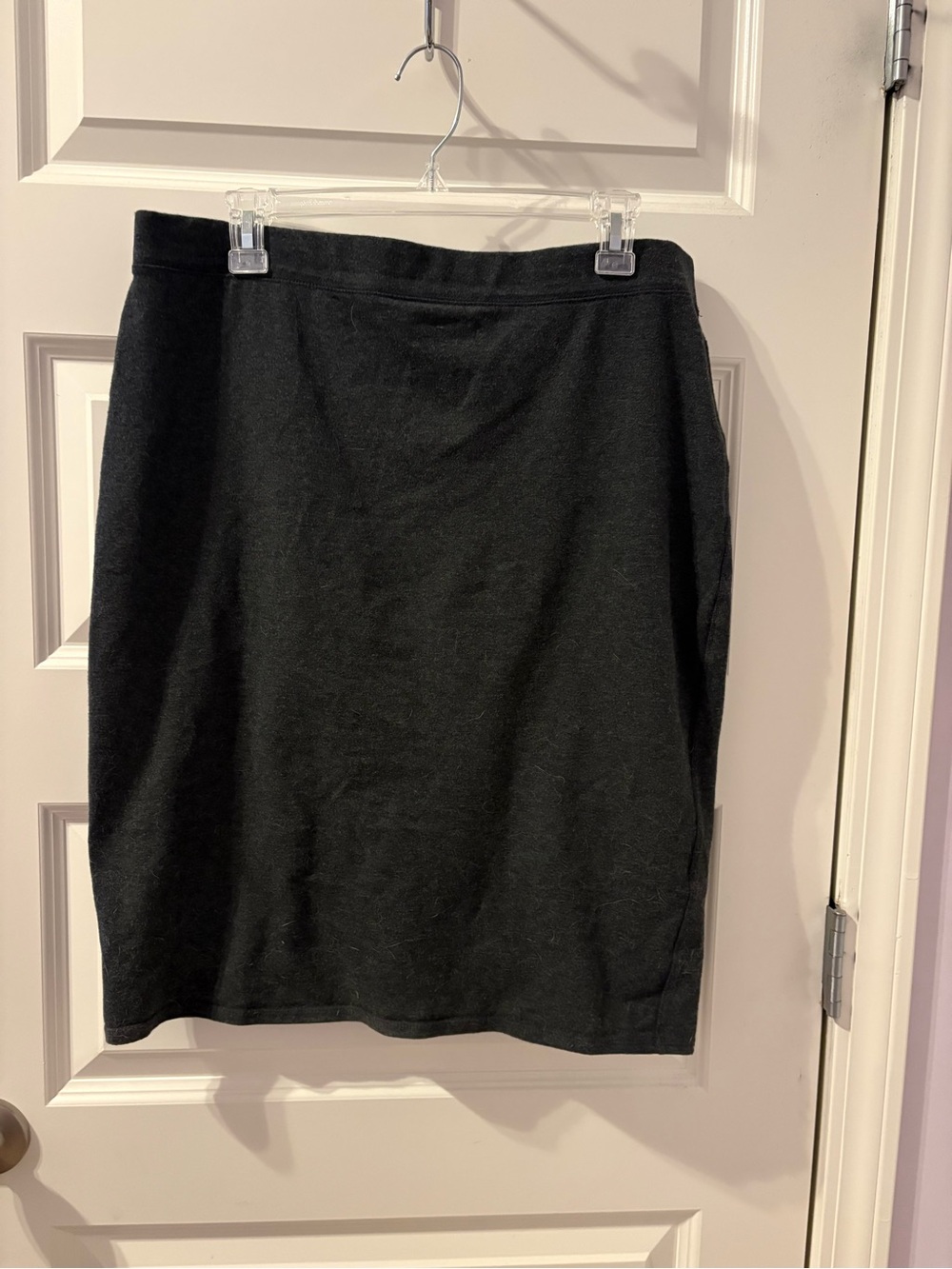 Classic Gray Women’s Ponte Pencil Skirt